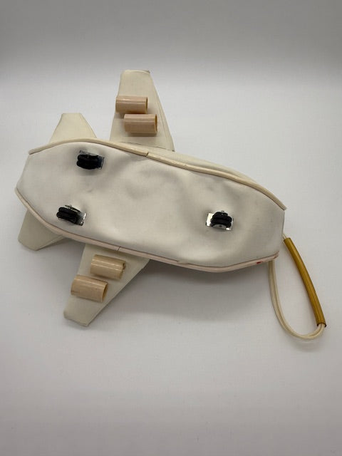 Japan Air Lines Airplane purse with wheels and functional zipper