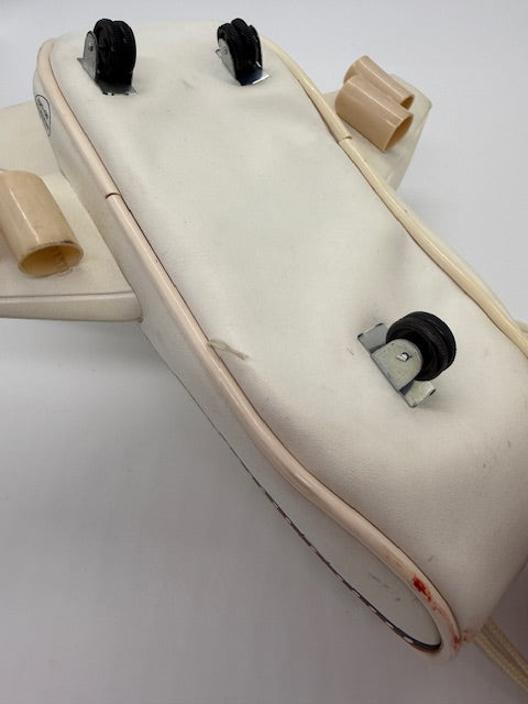 Japan Air Lines Airplane purse with wheels and functional zipper