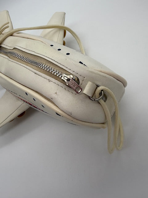 Japan Air Lines Airplane purse with wheels and functional zipper