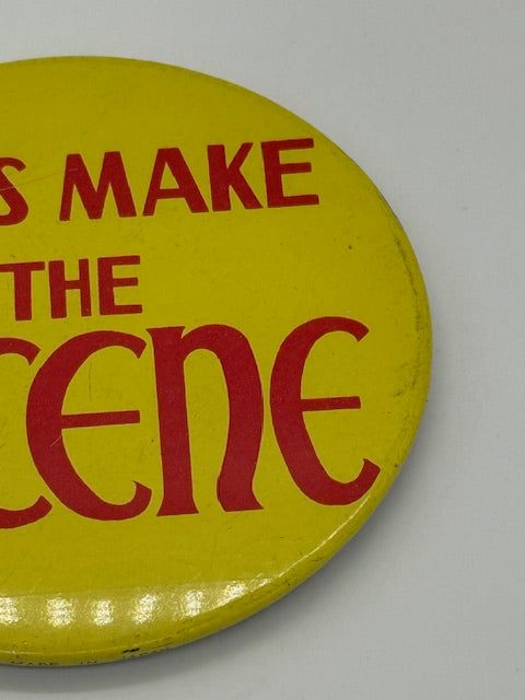 Let's Make The Scene - Large 3.5" button