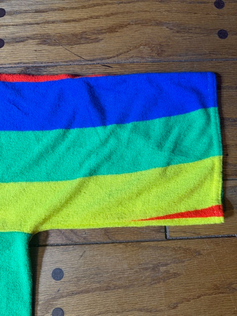 Neon stripes Catalina terry cloth shirt