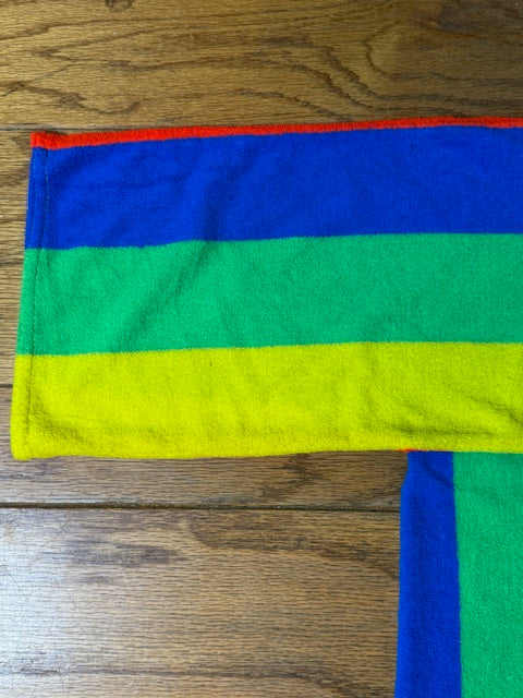Neon stripes Catalina terry cloth shirt