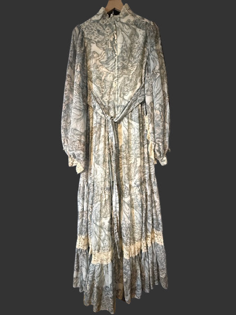 Rare fairy print Gunne Sax
