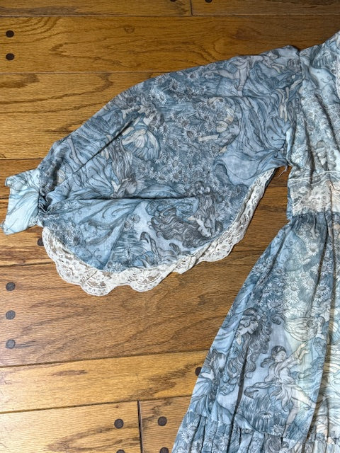 Rare fairy print Gunne Sax