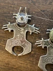 Vintage Rebecca Tobey Sterling Earrings - Figural Man - Southwest